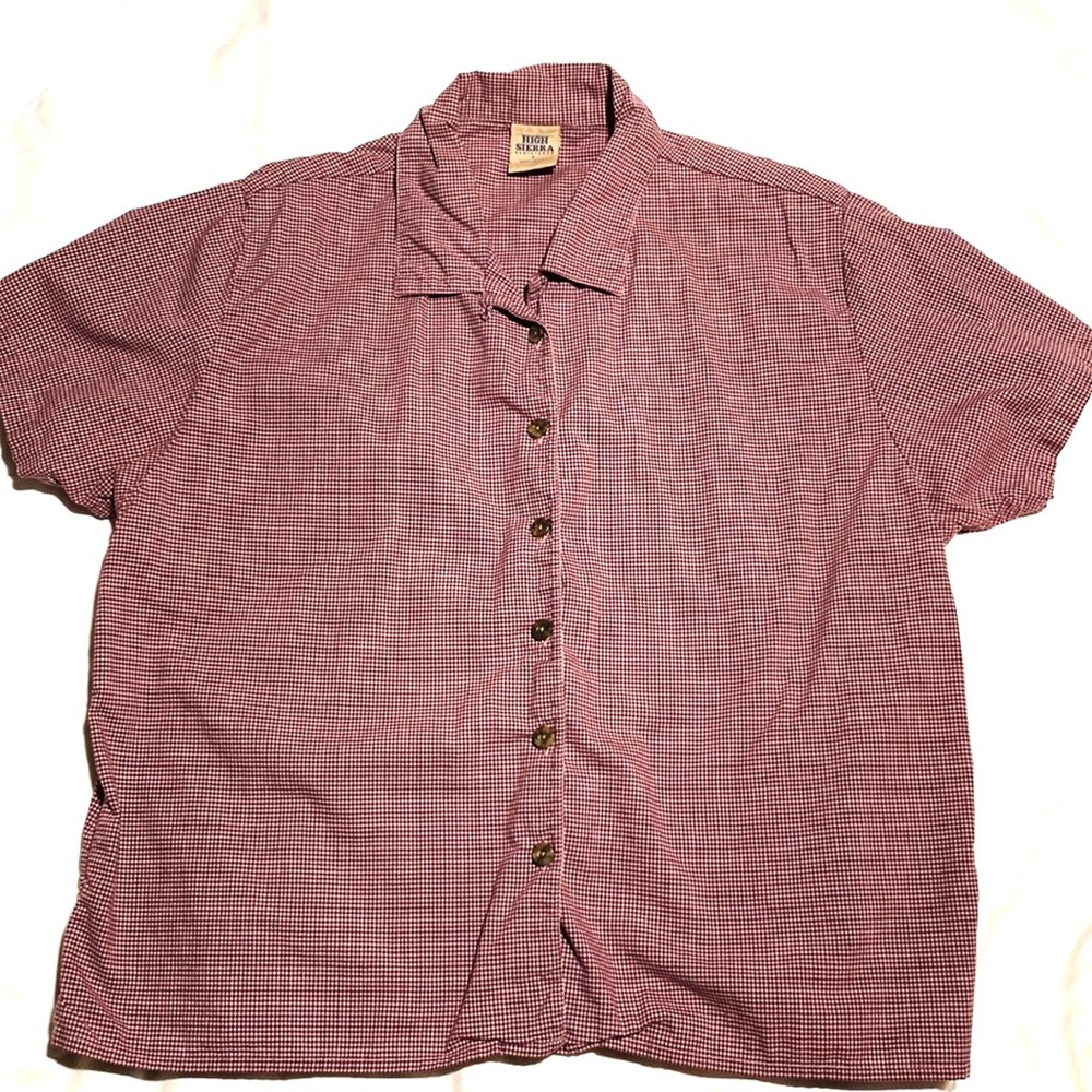 Short sleeve cotton ‘camp’ shirt, size L